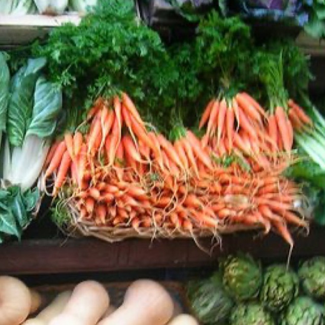 Carrots and beans