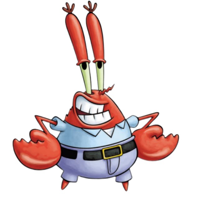 Mr crabs. Юджин Крабс. Мистер Крабс. Мистер Крабс герои. Крабс из Спанч Боба.