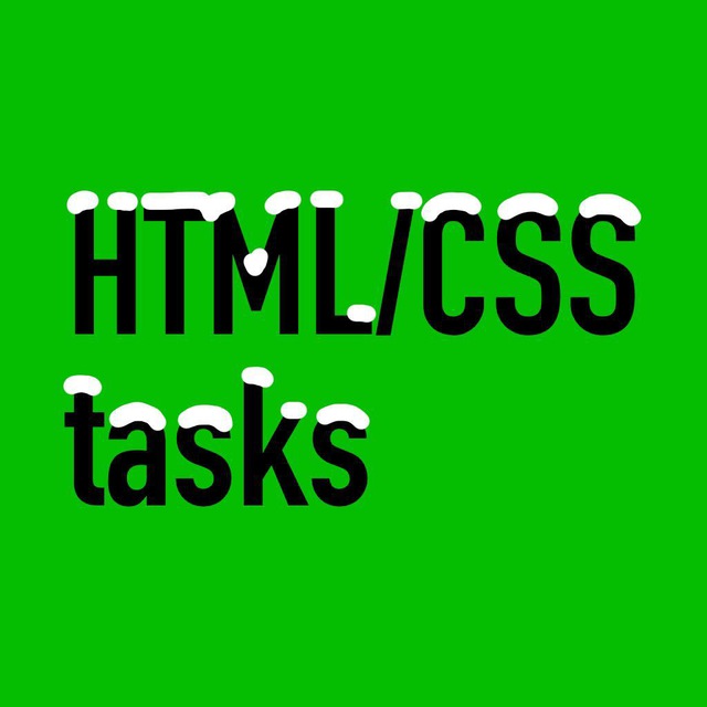 HTML/CSS tasks